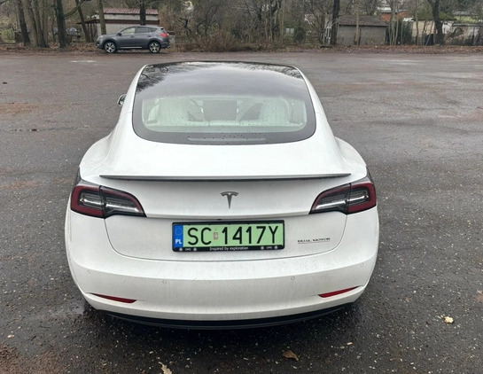 Tesla Model 3 cena 149000 przebieg: 45000, rok produkcji 2020 z Częstochowa małe 121